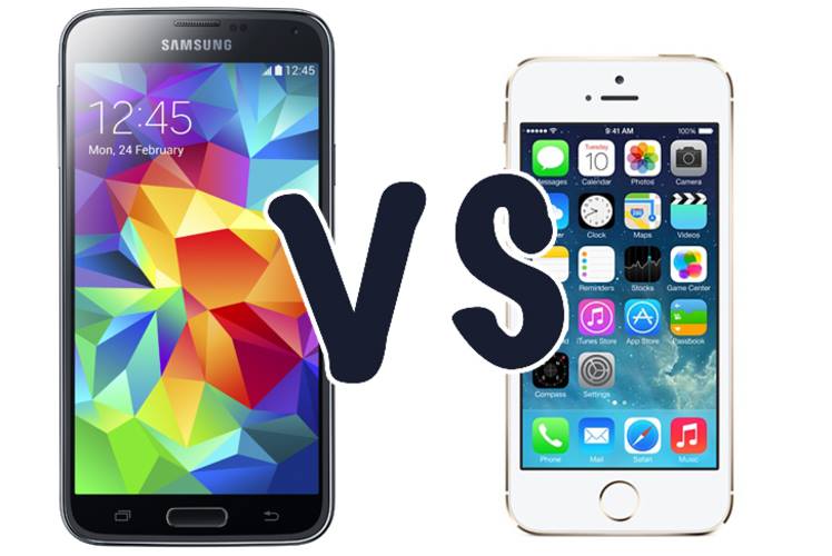 [So Sánh] SamSung Galaxy S5 và iPhone 5s